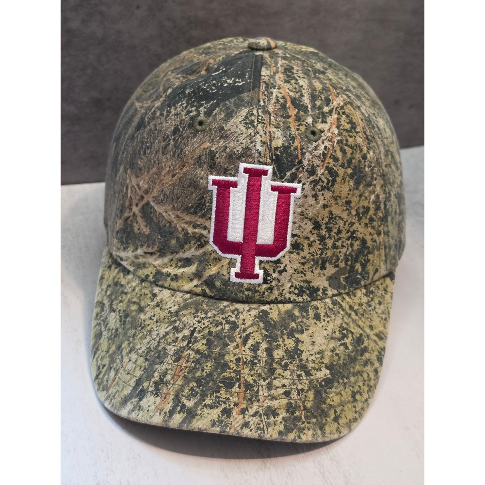Indiana Hoosiers IU Camo Baseball Cap Captivating Headgear Adjustable Hat Mens